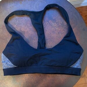 Lululemon Athletica Black and Gray Sports Bra